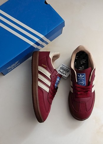 Adidas Adidas Bordo Kadın Spor Ayakkabı