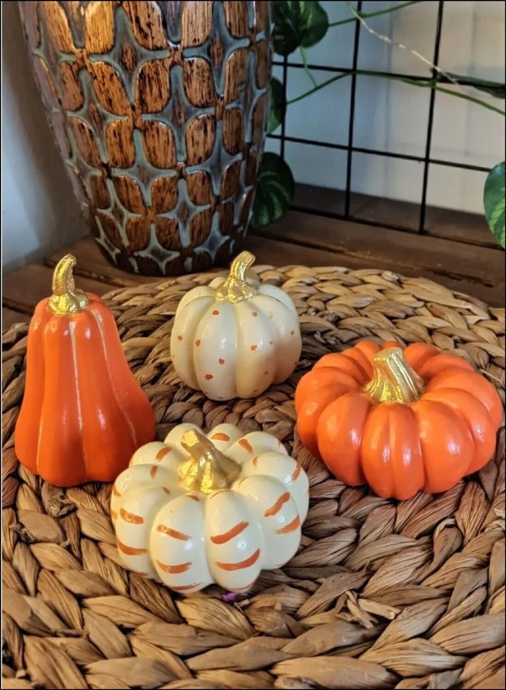 Beyaz ve Gri Kabak Figürin Seti - Görsel 4