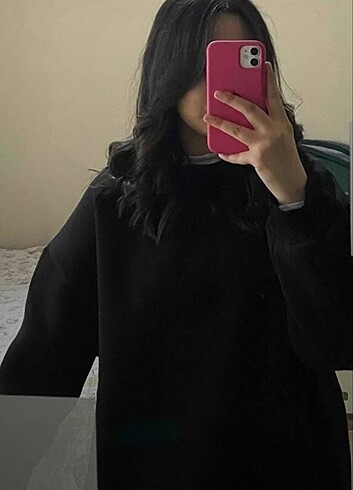 Madmext Siyah Sweatshirt