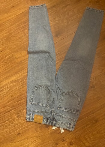 xs Beden Kadın mavi Denim Normal Boy Jean