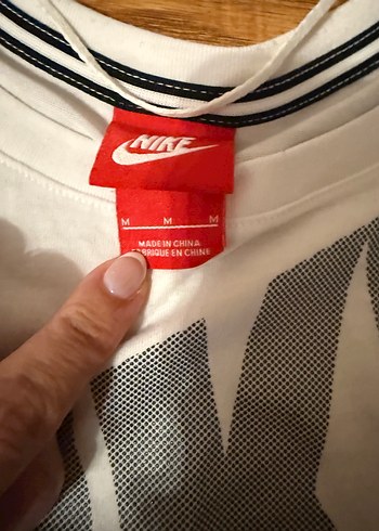 universal Beden Nike Beyaz Uzun Kollu Tişört