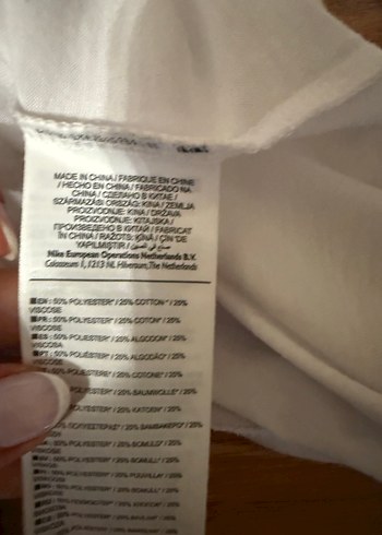 Nike Nike Beyaz Uzun Kollu Tişört