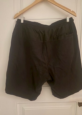 Siyah Erkek Rahat Kesim Midi Şort - Görsel 4