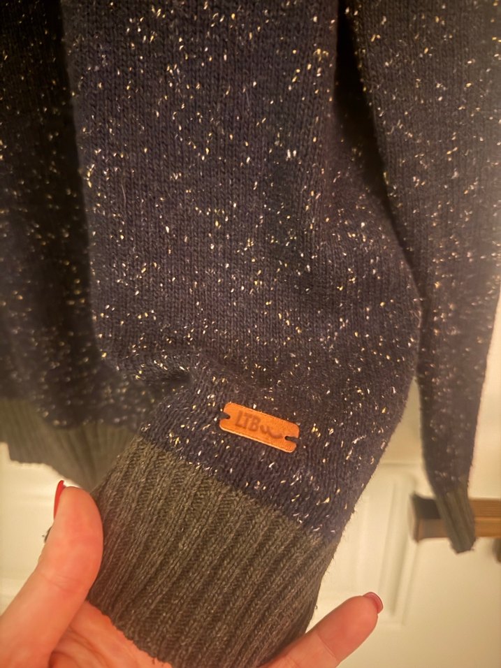 Erkek Gri Örgü Yün Kazak - Görsel 2