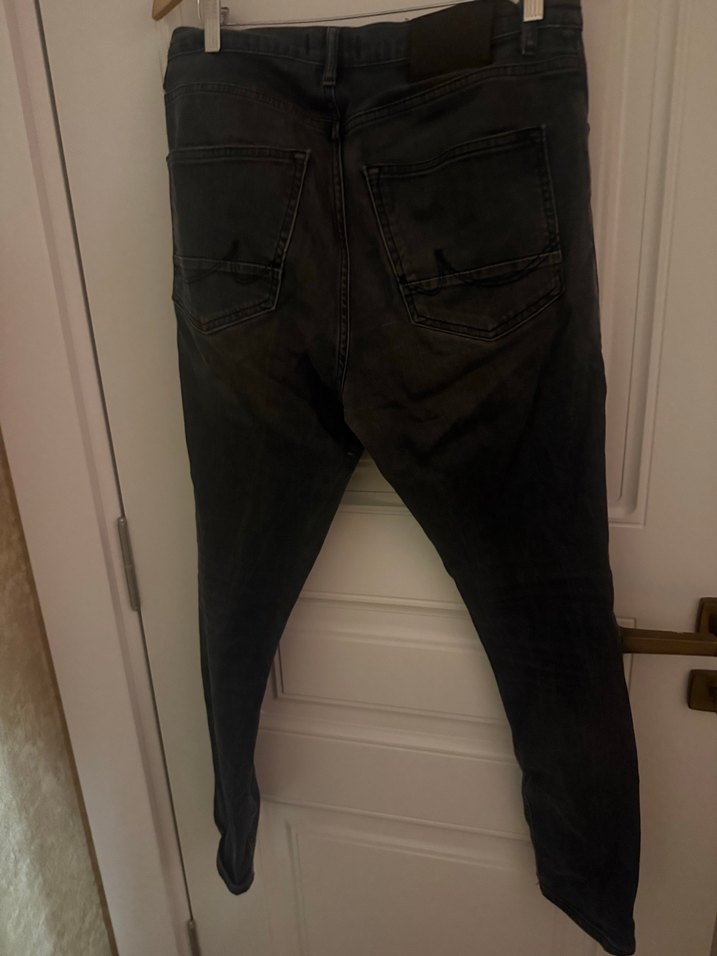 Erkek füme Denim Regular Fit Kot Pantolon - Görsel 2