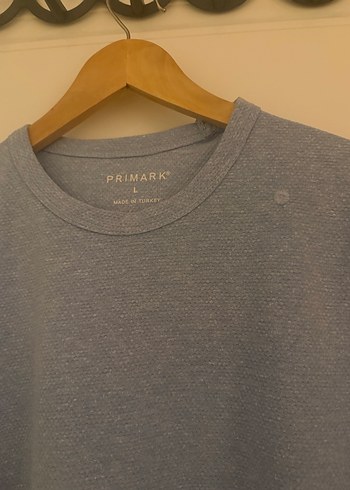 Mavi Erkek Tişört, Yuvarlak Yaka - Görsel 2