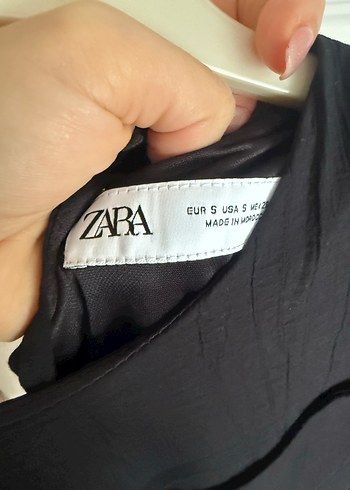 Siyah Kadın Keten elbise - Görsel 3