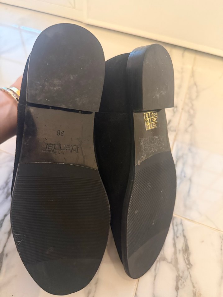 Siyah Süet Kadın Topuklu Bot - Görsel 4