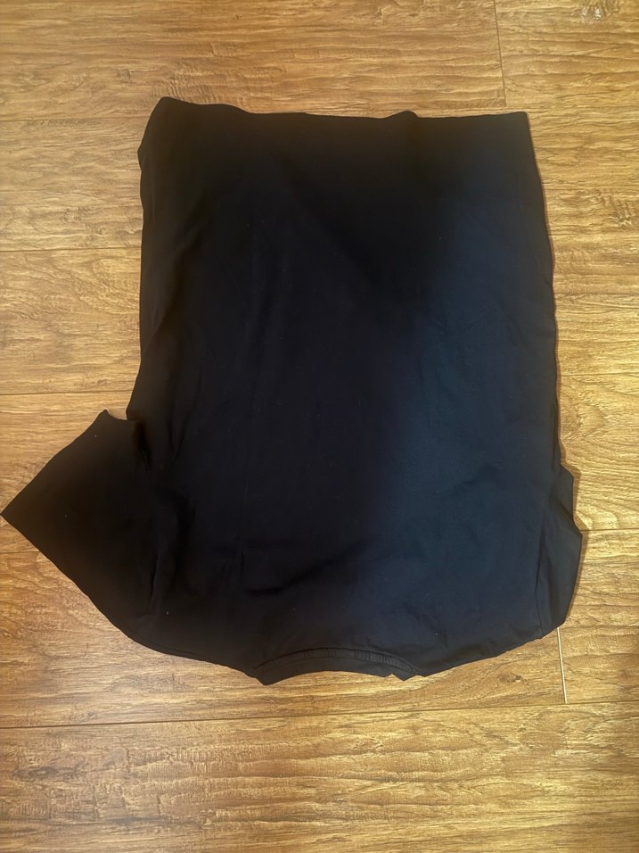 Erkek Siyah Denim Baskılı T-shirt - Görsel 3