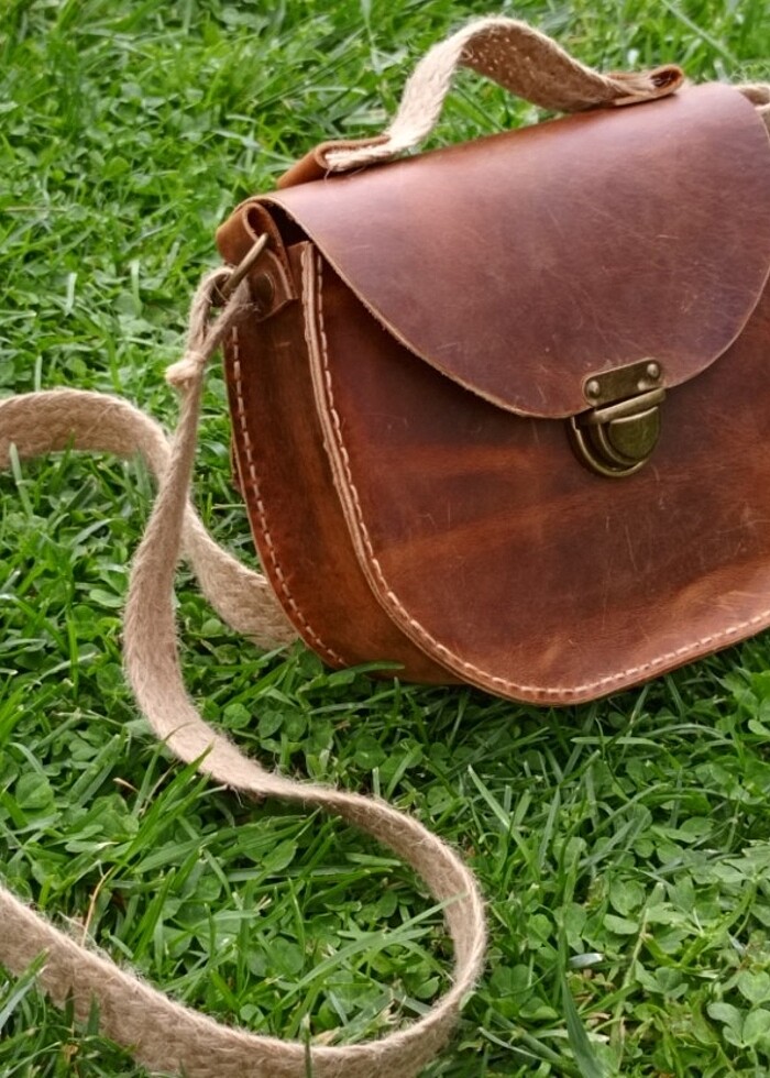 Hakiki Deri Kol Çantası - Görsel 4