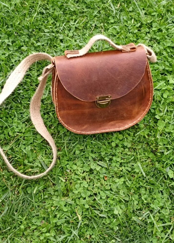 Hakiki Deri Kol Çantası - Görsel 5