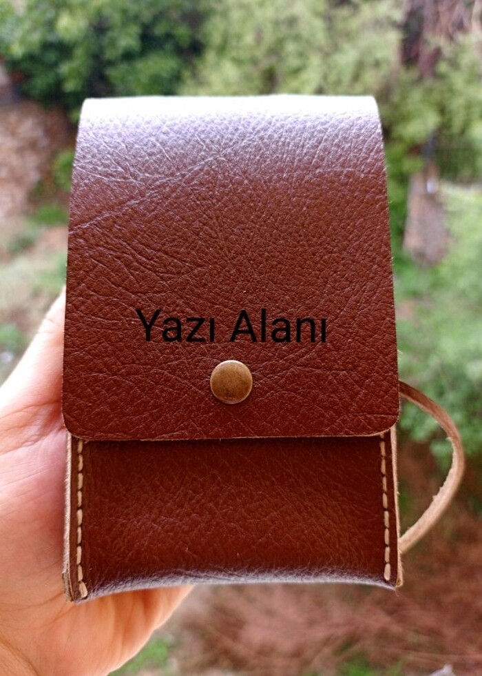 Deri kamp yağdanlık seti - Görsel 4