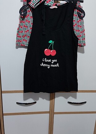 Penti çantalı pijama takımı