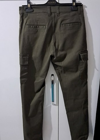 Kemerli haki Kamuflaj Erkek Pantolon - Görsel 5