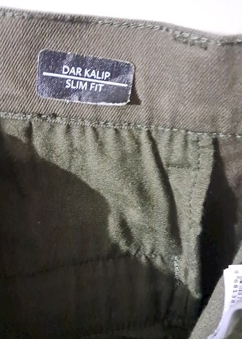 Kemerli haki Kamuflaj Erkek Pantolon - Görsel 4