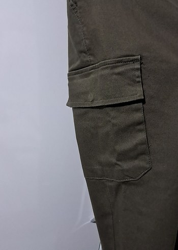 Kemerli haki Kamuflaj Erkek Pantolon - Görsel 6