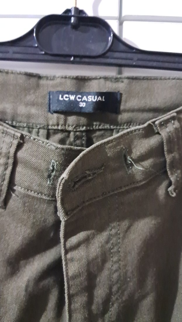 Kemerli haki Kamuflaj Erkek Pantolon - Görsel 3