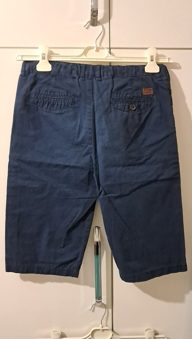 Erkek Lacivert Denim Şort - Görsel 4