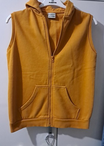 erkek çocuk kapşonlu yelek - Görsel 3