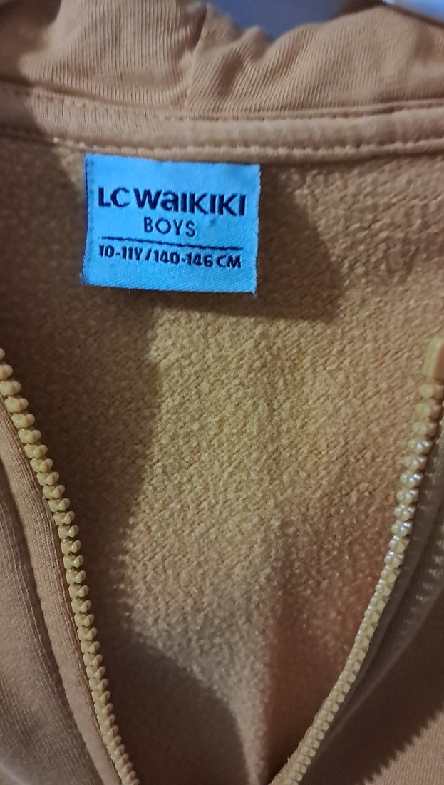 erkek çocuk kapşonlu yelek - Görsel 4