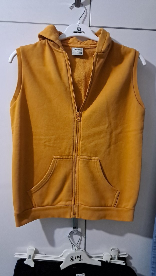 erkek çocuk kapşonlu yelek - Görsel 3