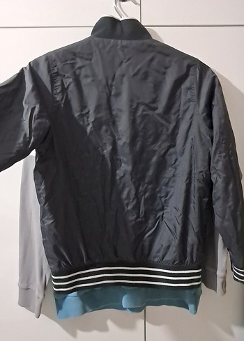 Erkek Siyah Fermuarlı Spor Ceket - Görsel 2