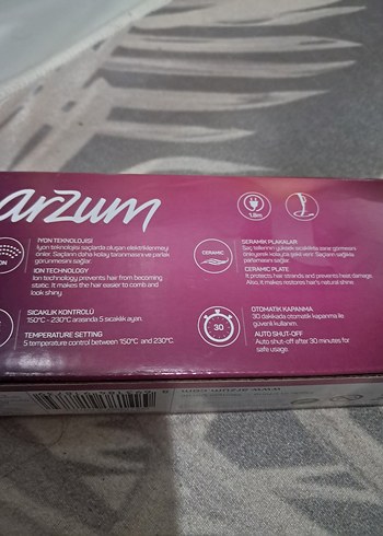 Arzum Siyah-Gri Saç Düzleştirici - Görsel 2