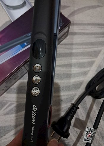 Arzum Siyah-Gri Saç Düzleştirici - Görsel 6