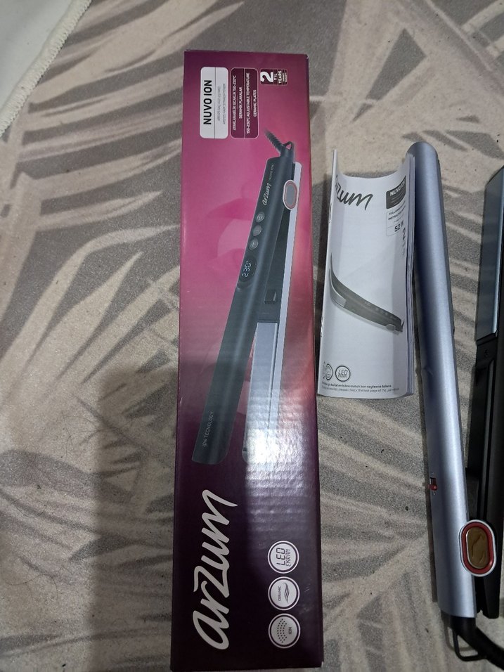 Arzum Siyah-Gri Saç Düzleştirici - Görsel 4