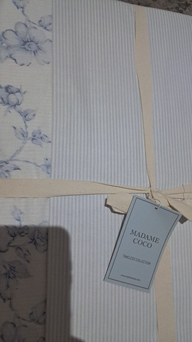 mavi Kareli Çift Kişilik Nevresim Takımı - Görsel 2