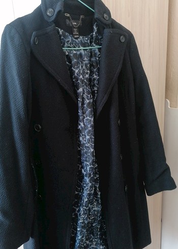 38 beden H&M marka lacivert kaban