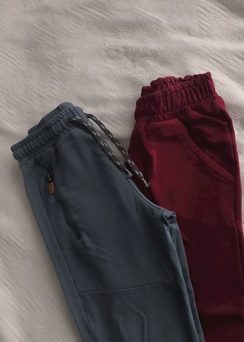 LC Waikiki Gri Fermuarlı Erkek Eşofman Altı bordo paçası lastikli okul