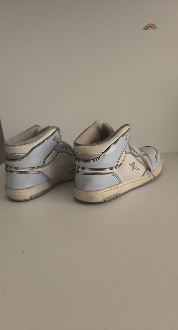 Gri-Beyaz Kadın Spor Ayakkabı converse - Görsel 2