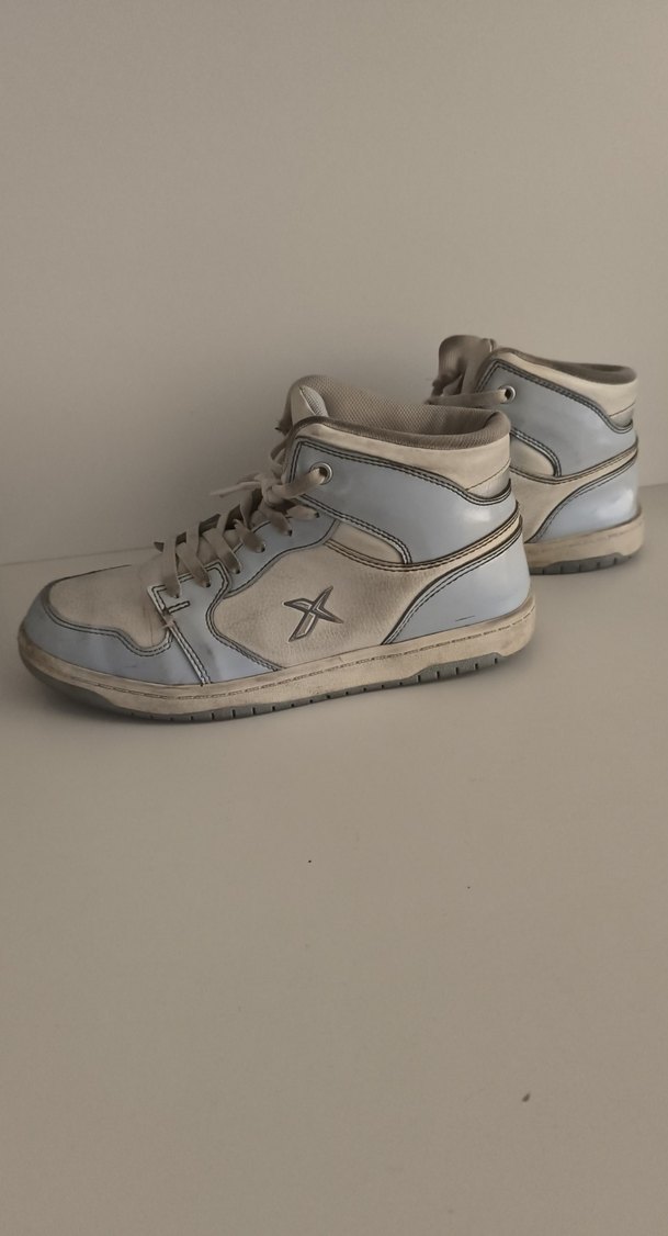 Gri-Beyaz Kadın Spor Ayakkabı converse - Görsel 4