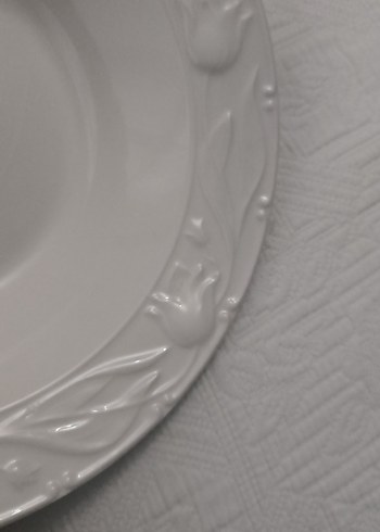 Beyaz Dekoratif Yemek Tabağı salata kasesi meyve tabağı - Görsel 9