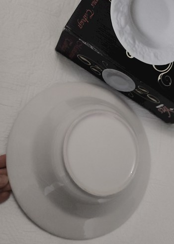 Beyaz Dekoratif Yemek Tabağı salata kasesi meyve tabağı - Görsel 6