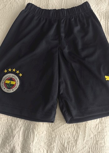 Siyah Erkek Çocuk Street Şort lacivert puma fenerbahçe - Görsel 5