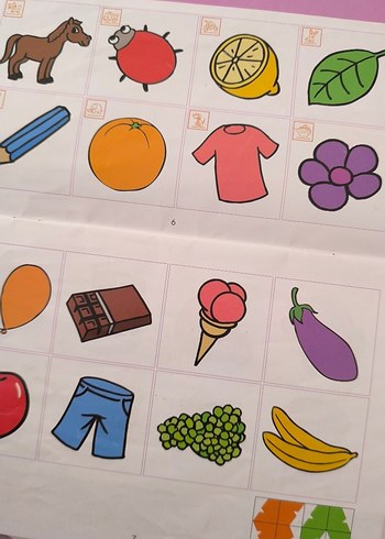 Smart Eşleştirme ve Dikkat Geliştirme Oyun Seti ze kare 2-5 yaş - Görsel 10