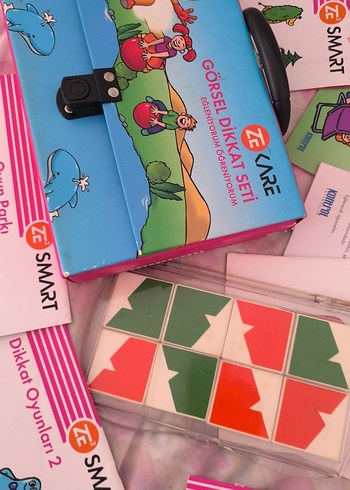 Smart Eşleştirme ve Dikkat Geliştirme Oyun Seti ze kare 2-5 yaş - Görsel 4