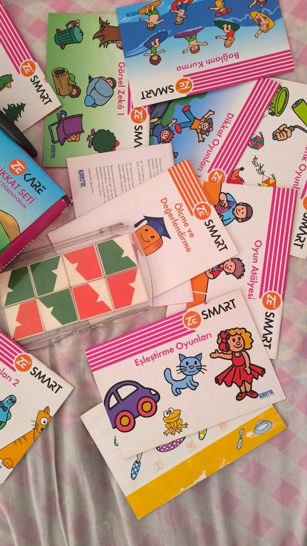 Smart Eşleştirme ve Dikkat Geliştirme Oyun Seti ze kare 2-5 yaş - Görsel 3