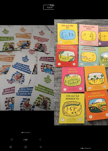 Okul Öncesi Dönem Kitapları Seti+Cinali seti