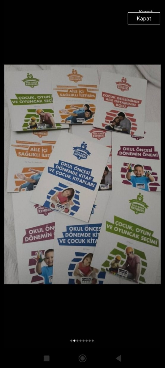 Okul Öncesi Dönem Kitapları Seti+Cinali seti - Görsel 2