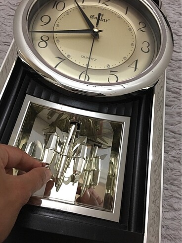 Western Digital Beyaz gümüş antika saat duvar saati vintage
