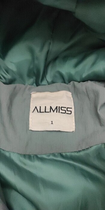 m Beden Turkuaz su yeşili oversize salaş spor şişme mont
