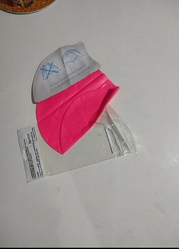 Decathlon Pembe yüzücü bonesi havuz deniz bonesi