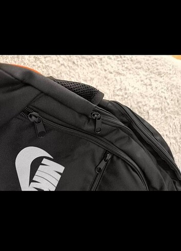 Siyah Nike sırt çantası okul çantası lise ortaokul 