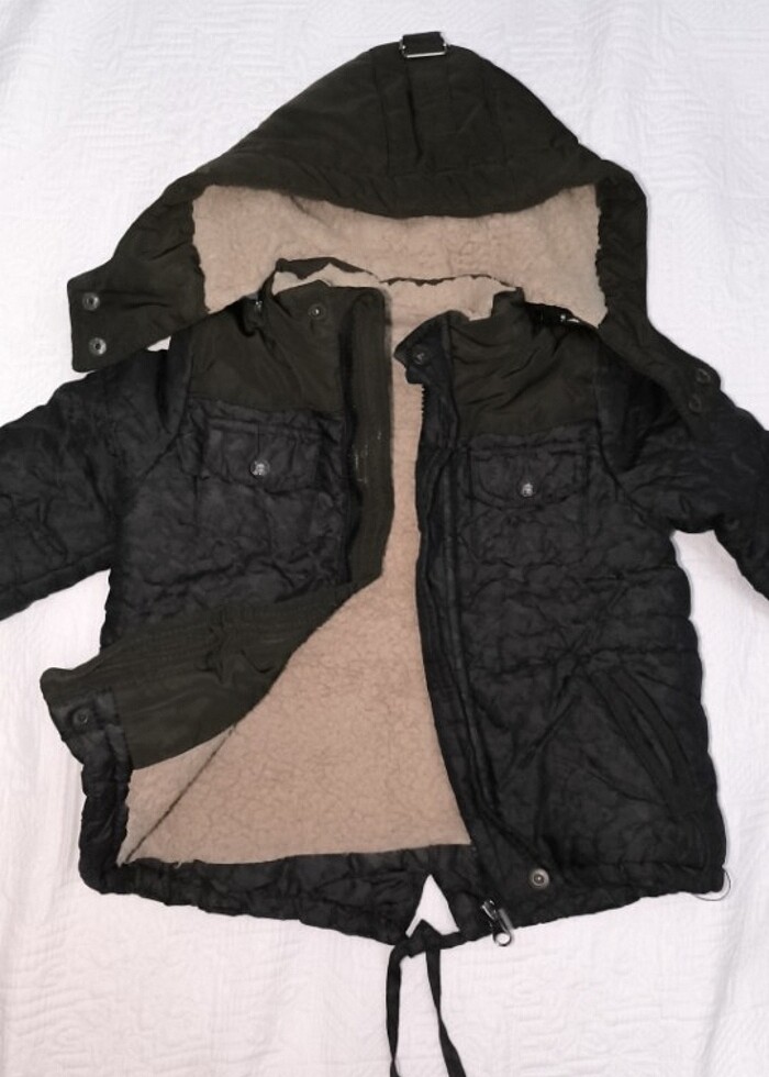 GAP 12 ay 18 ay bebek montu kapisonlu şisme mont  - Görsel 4