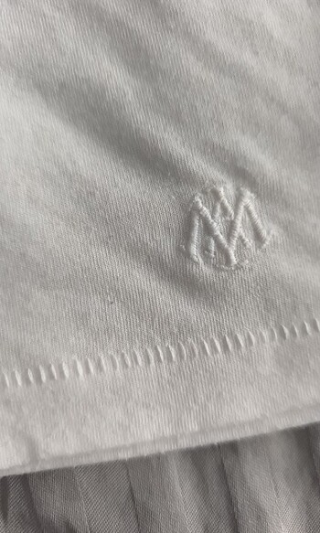 Mavi marka beyaz düz sade t-shirt tişört kısa kollu düz beyaz 