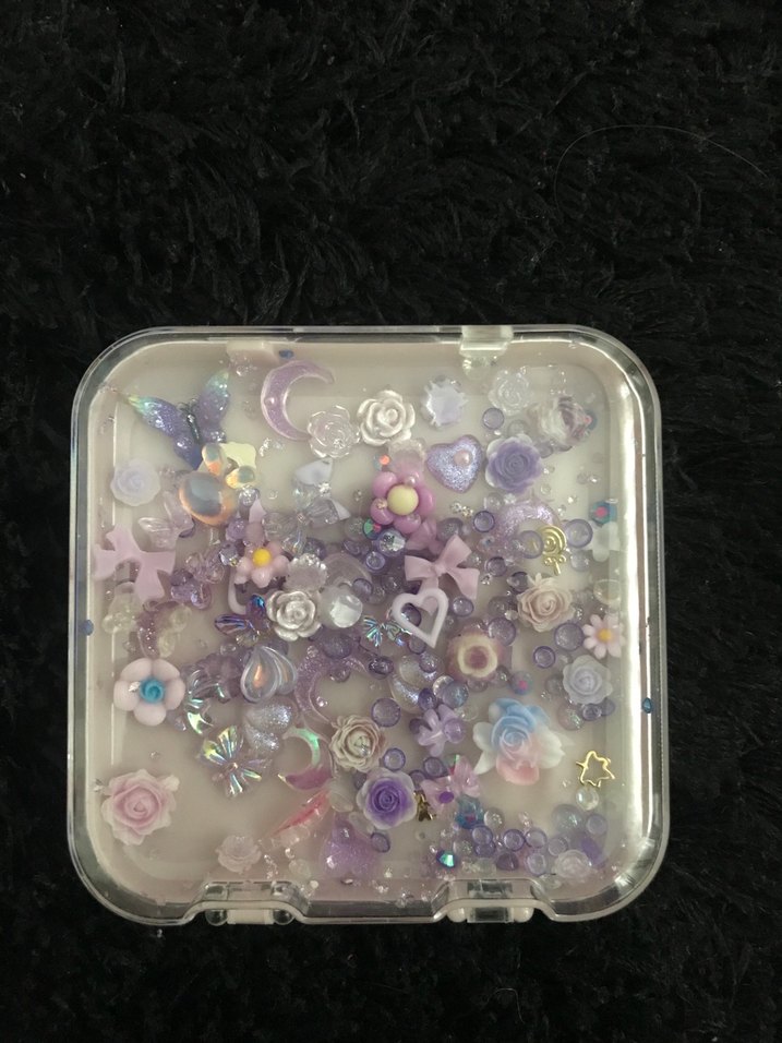 Mor Pastel Tırnak Süslemeleri - Görsel 2