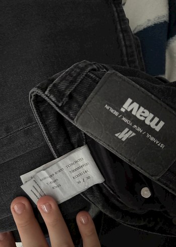 Erkek Siyah Regular Fit Denim Jean - Görsel 6